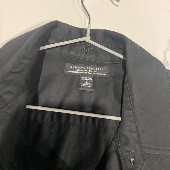 Banana Republic Black Fitted Shirt – Non-Iron – Size XS - Picture 3 of 3